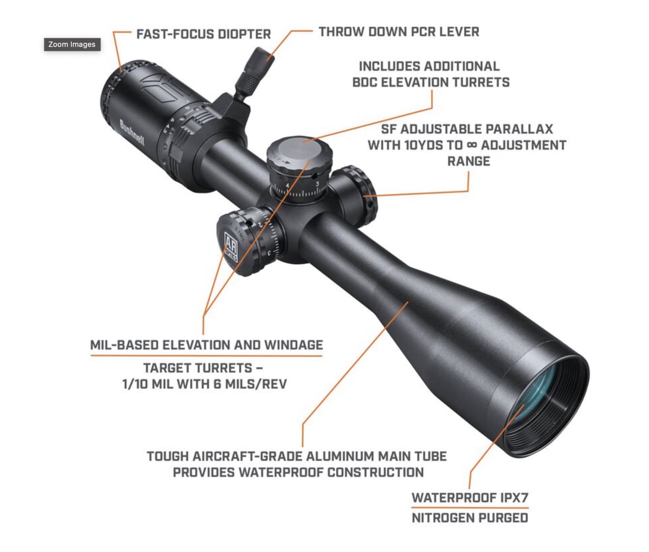 Bushnell AR Optics 4.5-18x40 Rifle Scope