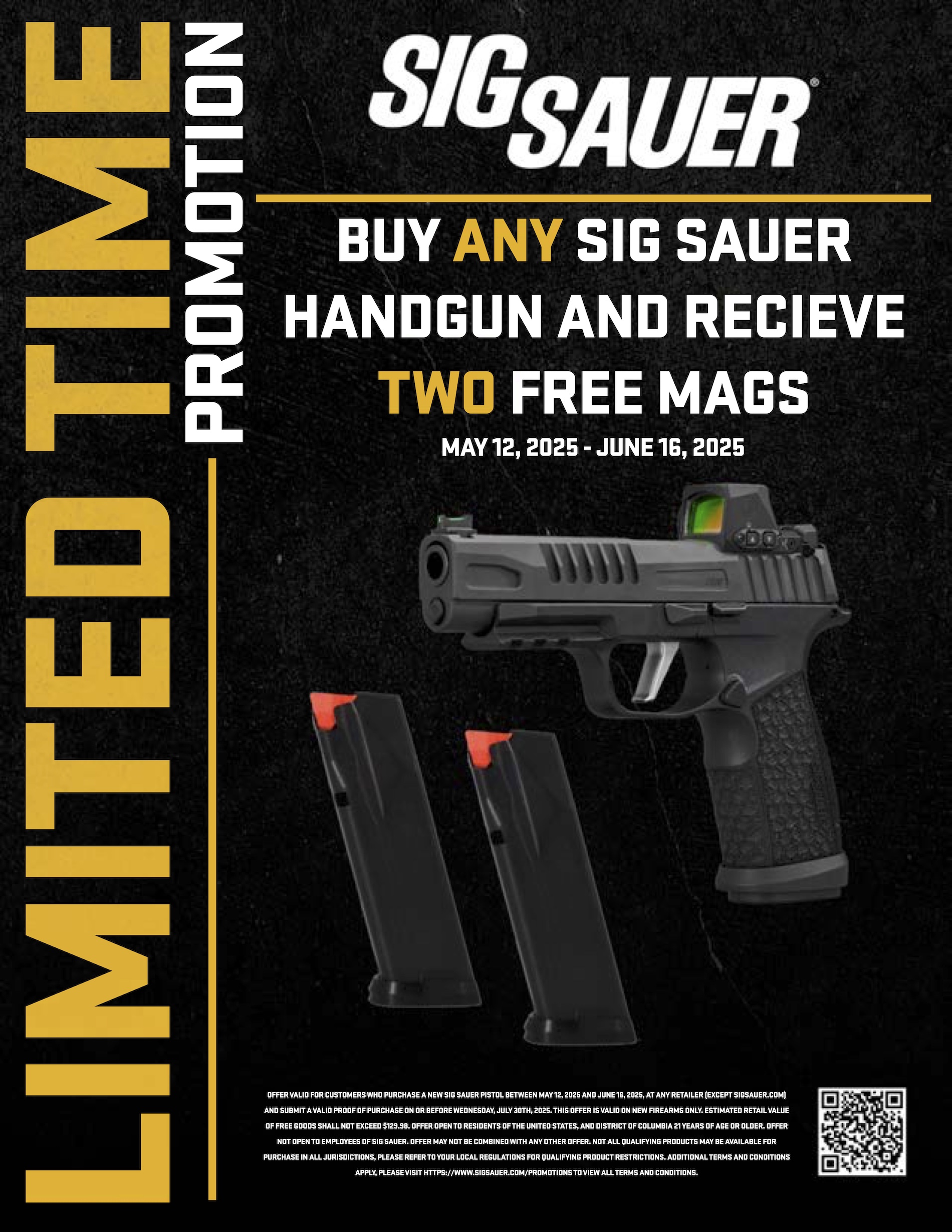 Sig Sauer FREE Magazines