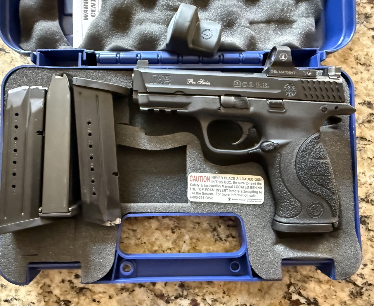Smith & Wesson M&P9 M2.0 CORE with Leupold DeltaPoint Pro