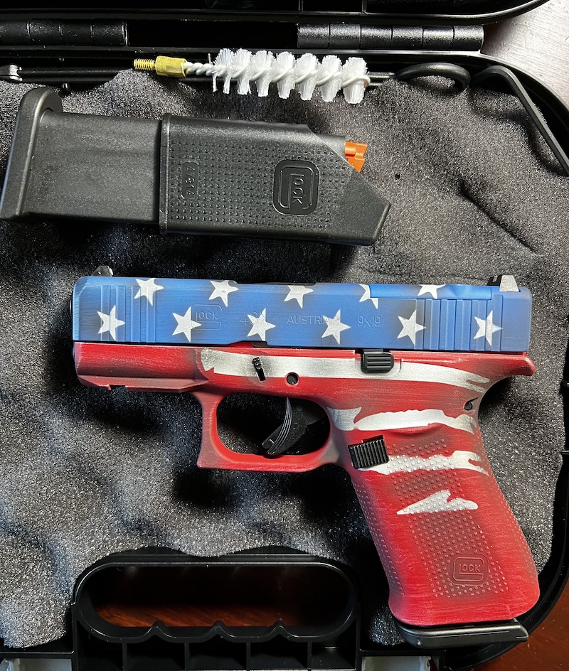 Glock, 43X, M.O.S American Flag