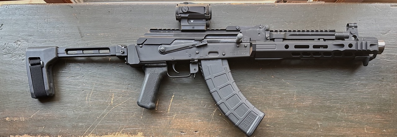 Draco AK pistol w/SLR Rail & Optic