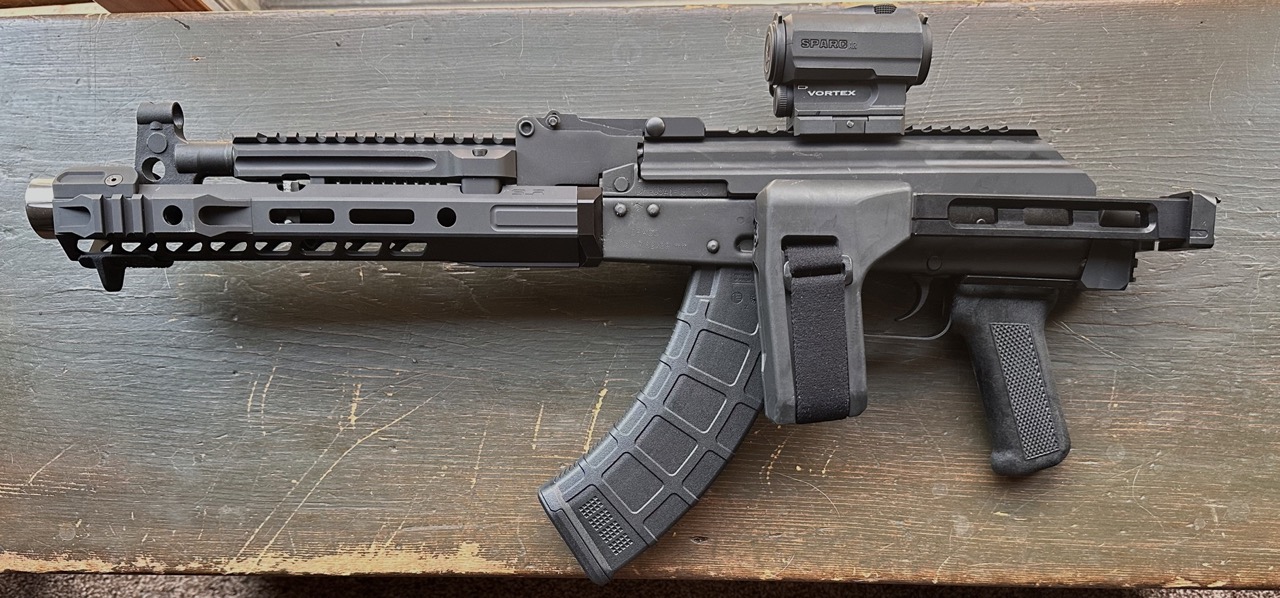 Draco AK pistol w/SLR Rail & Optic