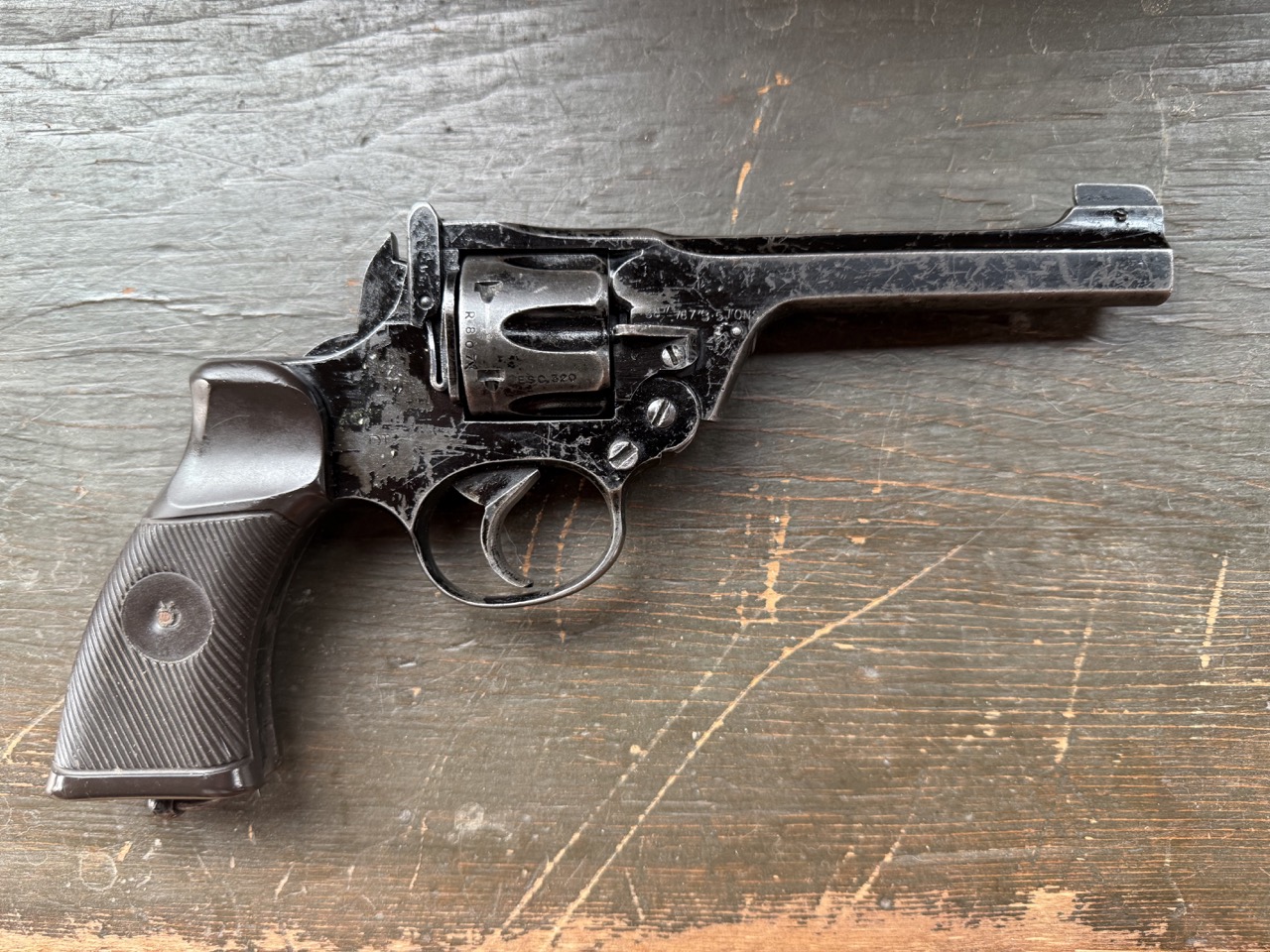 World War II WEBLEY & SCOTT No. 2 Mark I* .38 DOUBLE ACTION Revolver