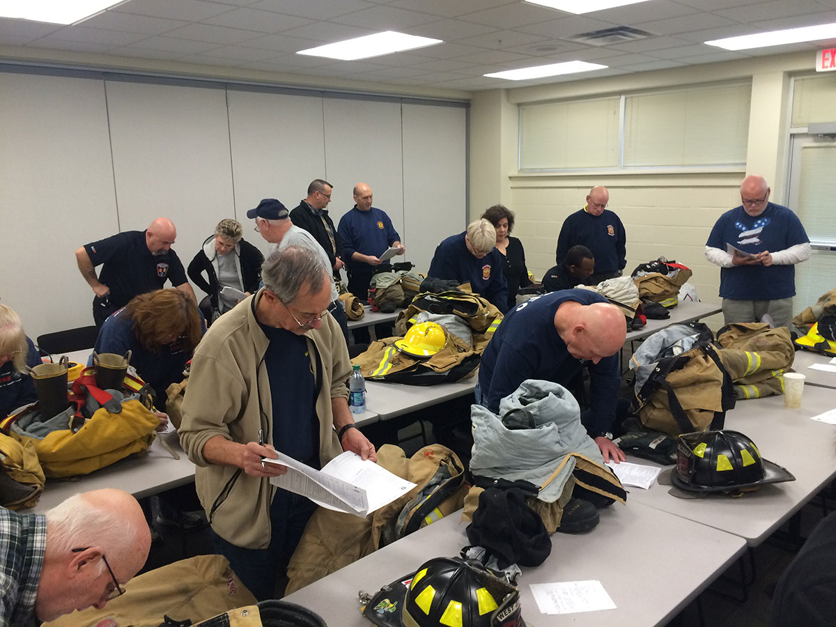 Chester County Fire Police Take Introduction to the Fire Service for Fire Police Course