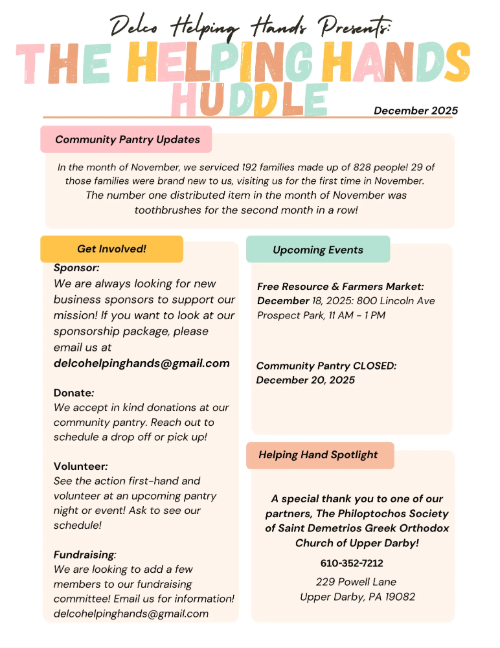 December 2025 Newsletter