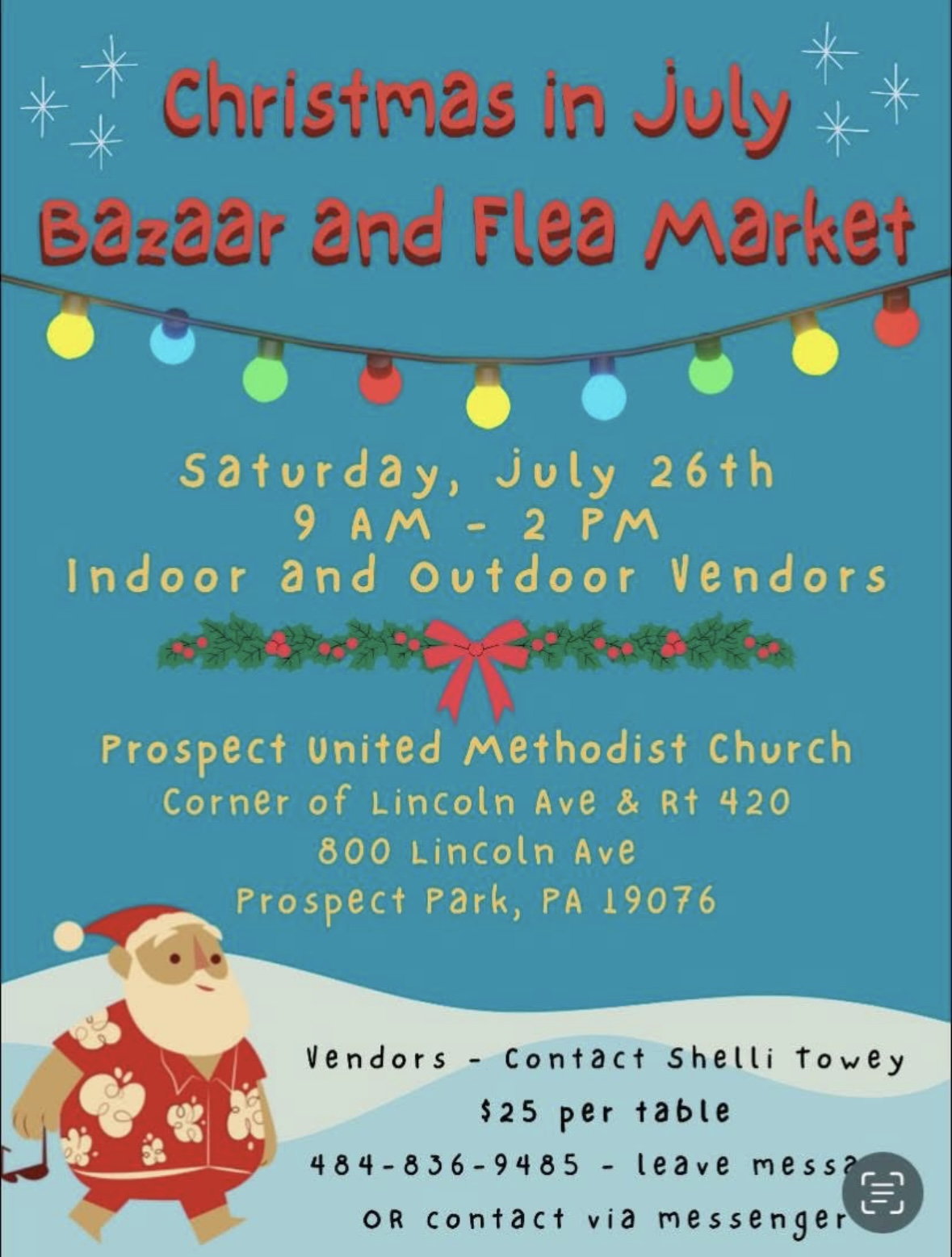 bazar flyer information 