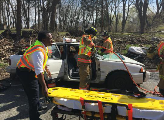 Wednesday March 23, 2016 Motor Vehicle Accident with Entrapment