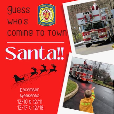 Santa is coming to Goshen Fire Co!