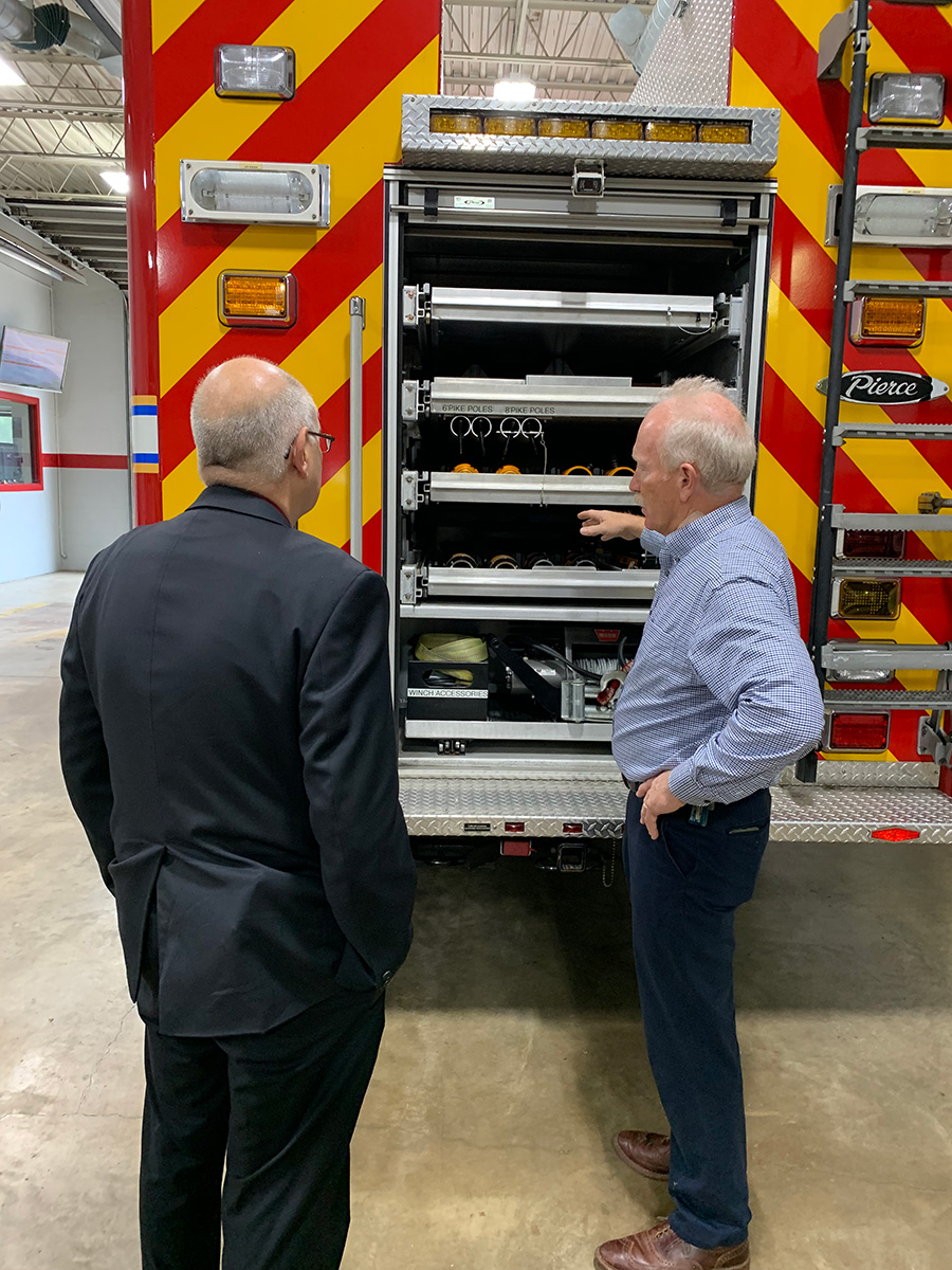 Pennsylvania State Fire Commissioner Visits Goshen Fire Company