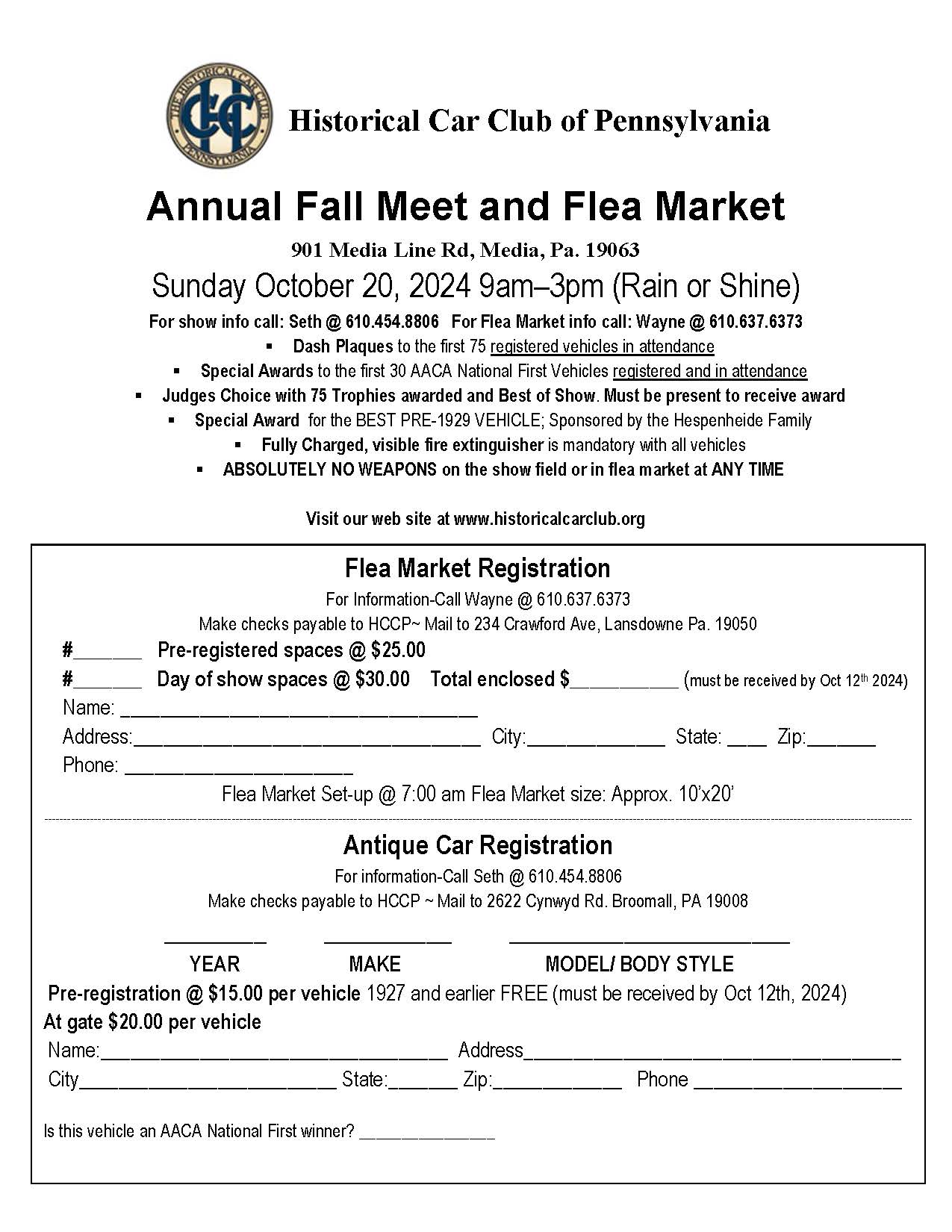 HCCP Annual Fall Meet