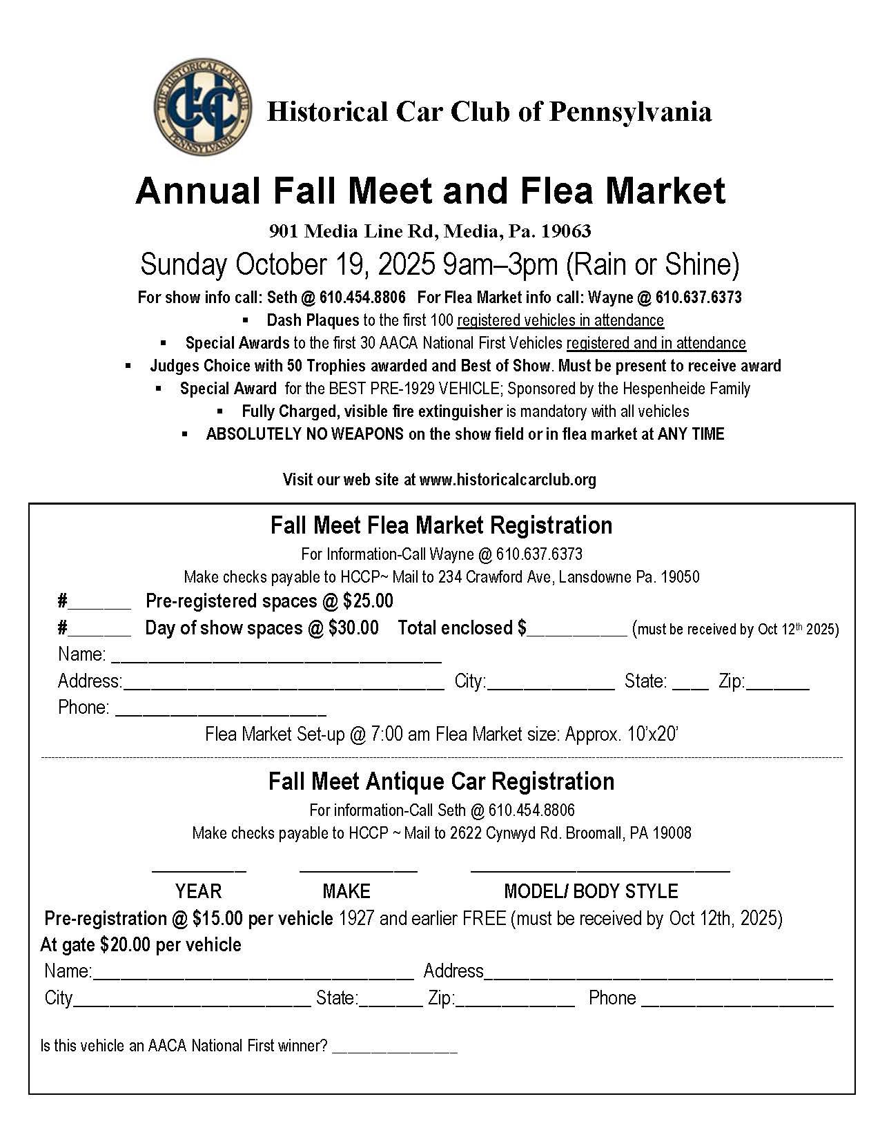 Hccp Annual Fall Meet at DCCC