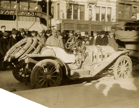 Acme automobile, 1909 New York to Boston Endurance Run