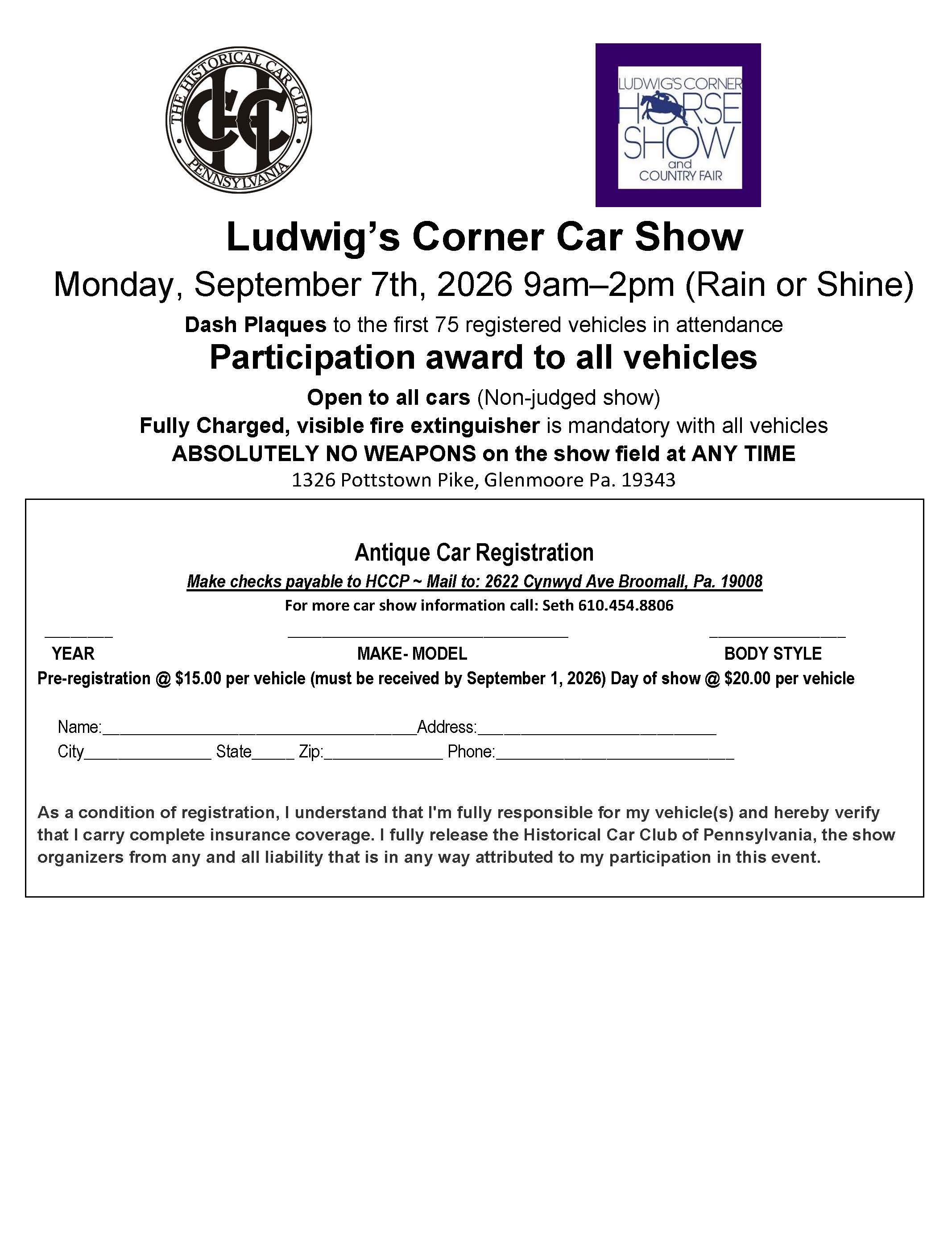 Ludwigs Corner Car Show and Country Fair
