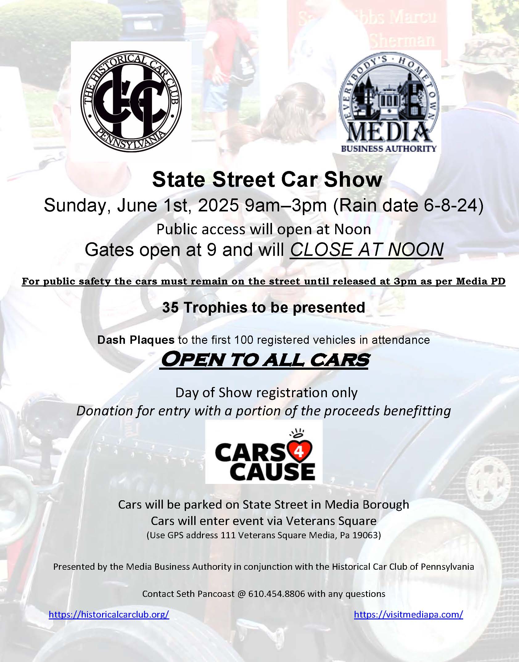 State Street Car Show June 1st