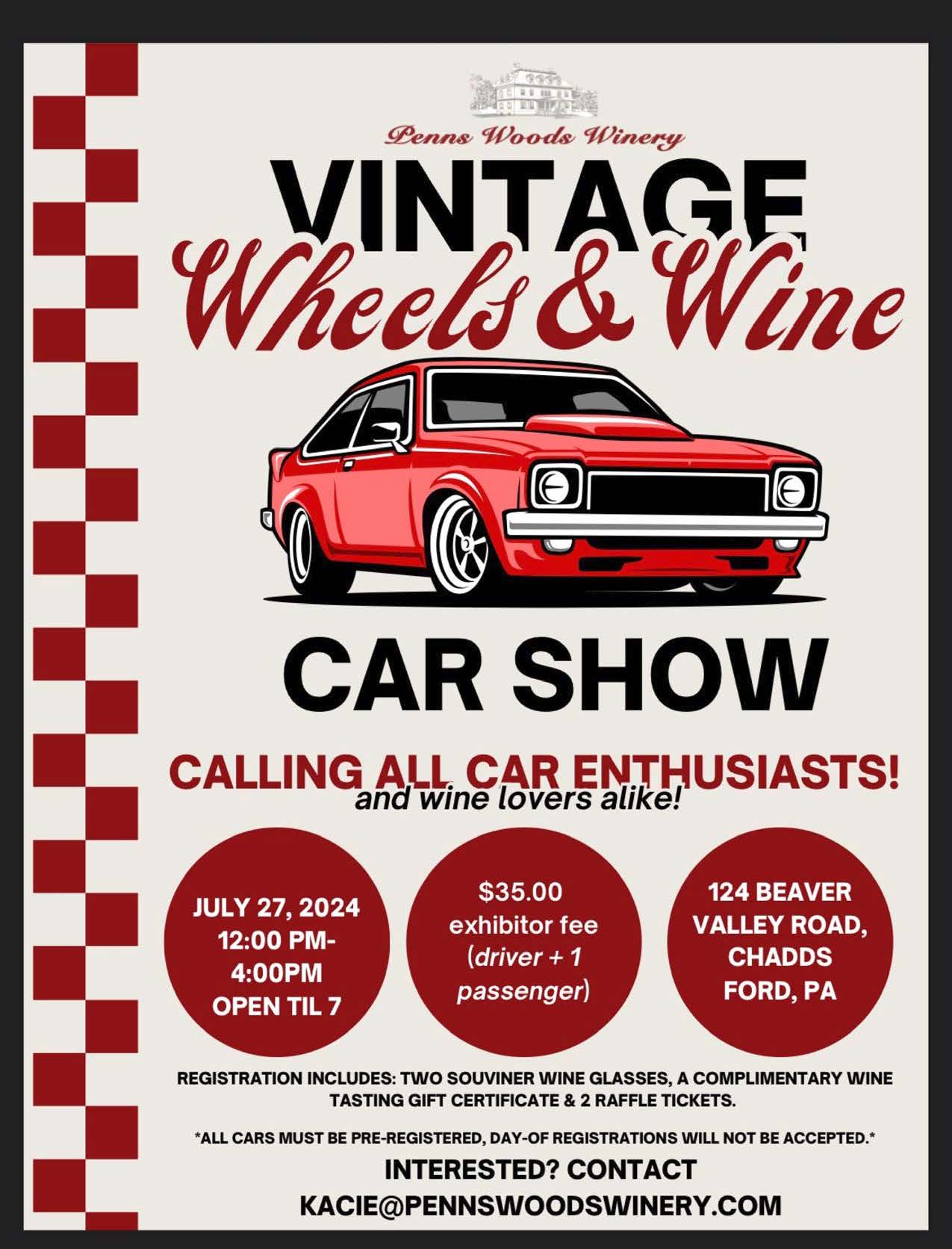 Penns Woods Vintage Wheels and Wine