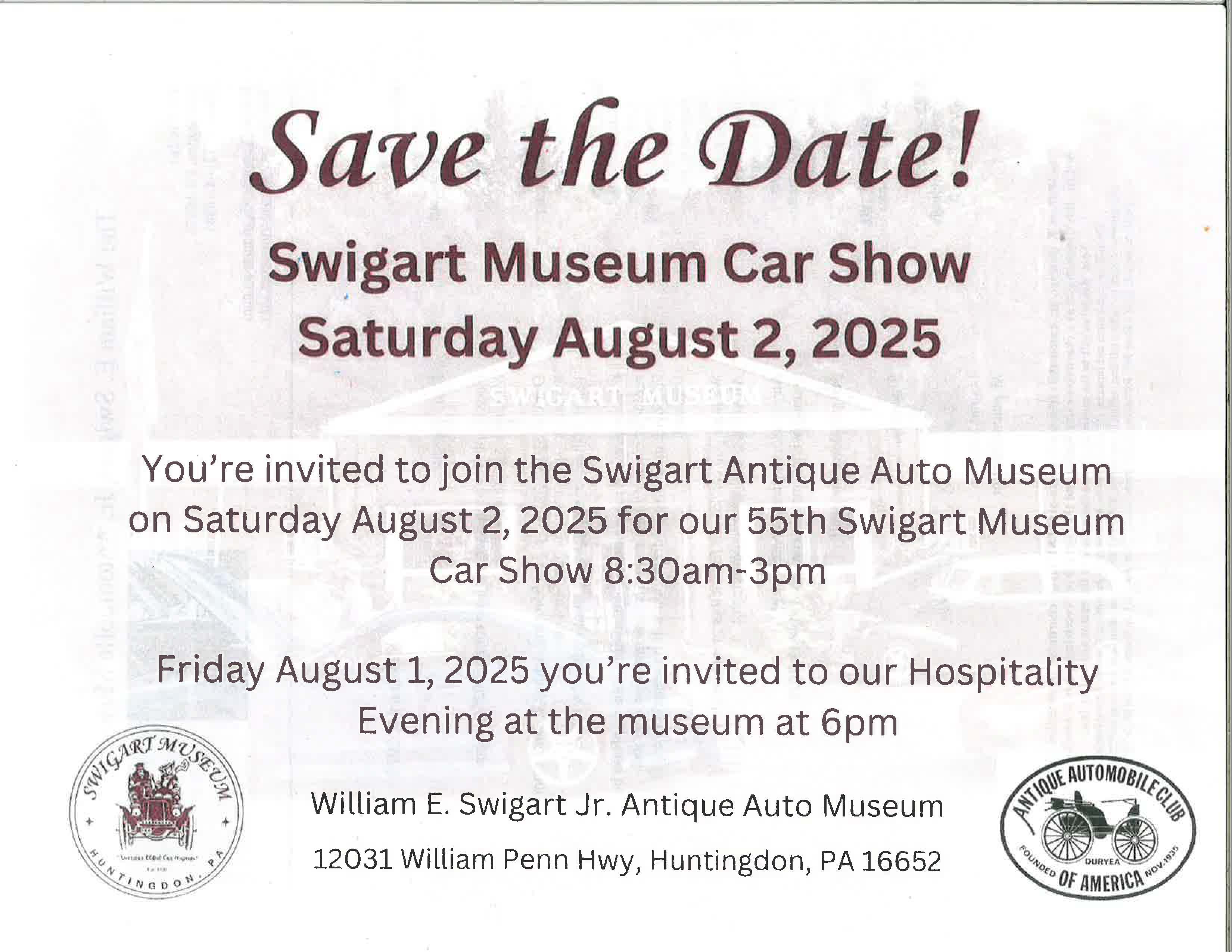 55th Annual Swigart Museum Car Show