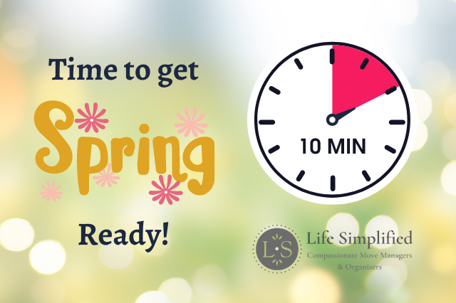 10 Minute- Spring Organizing Challenge