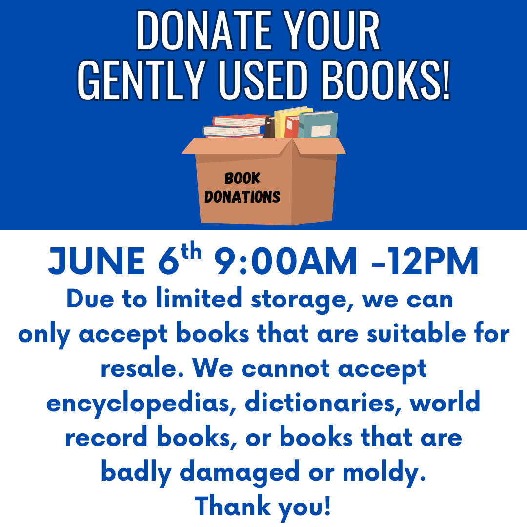 Book Donation Event!