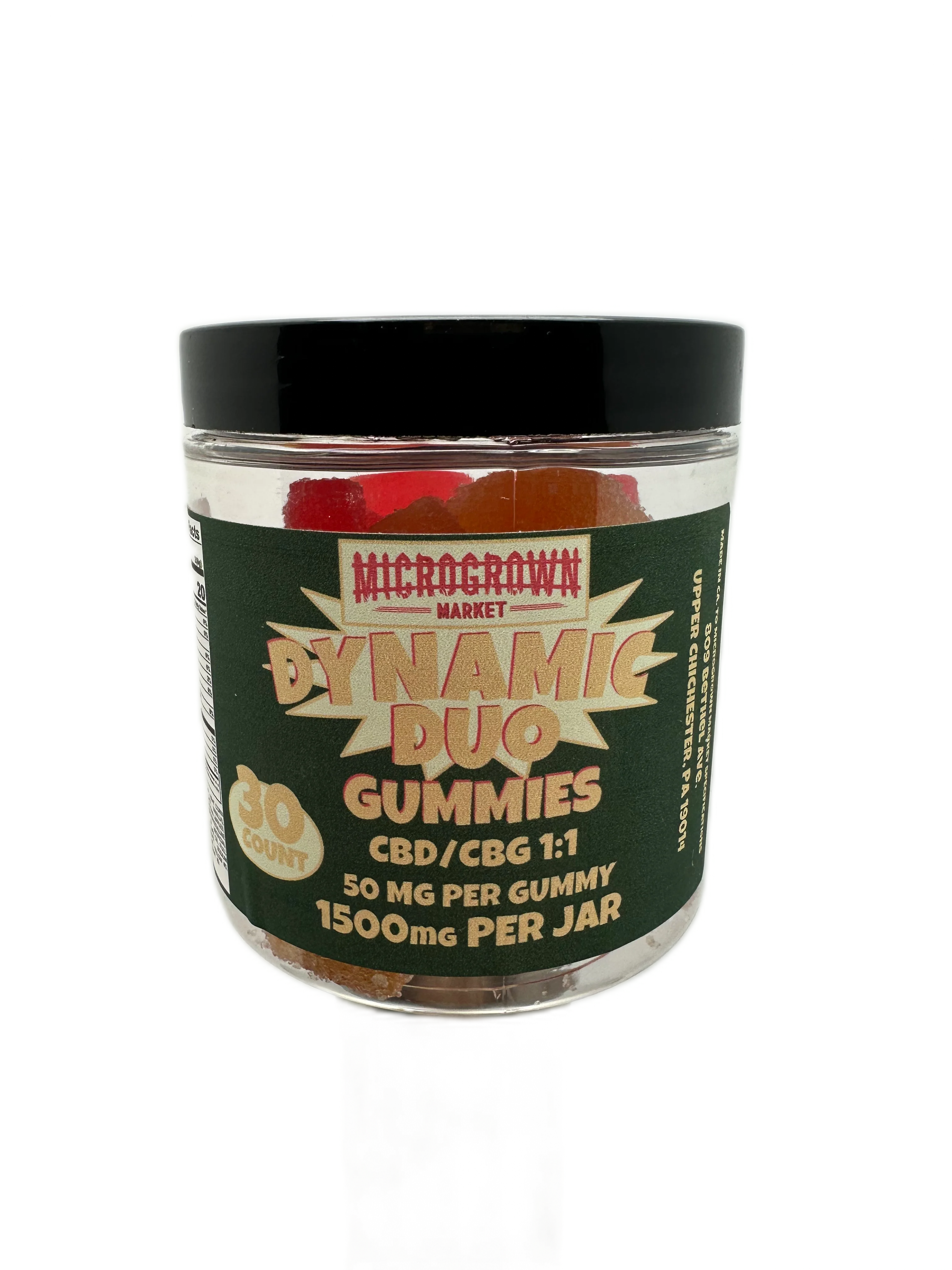 CBD/CBG 50mg Ea. 30 Count