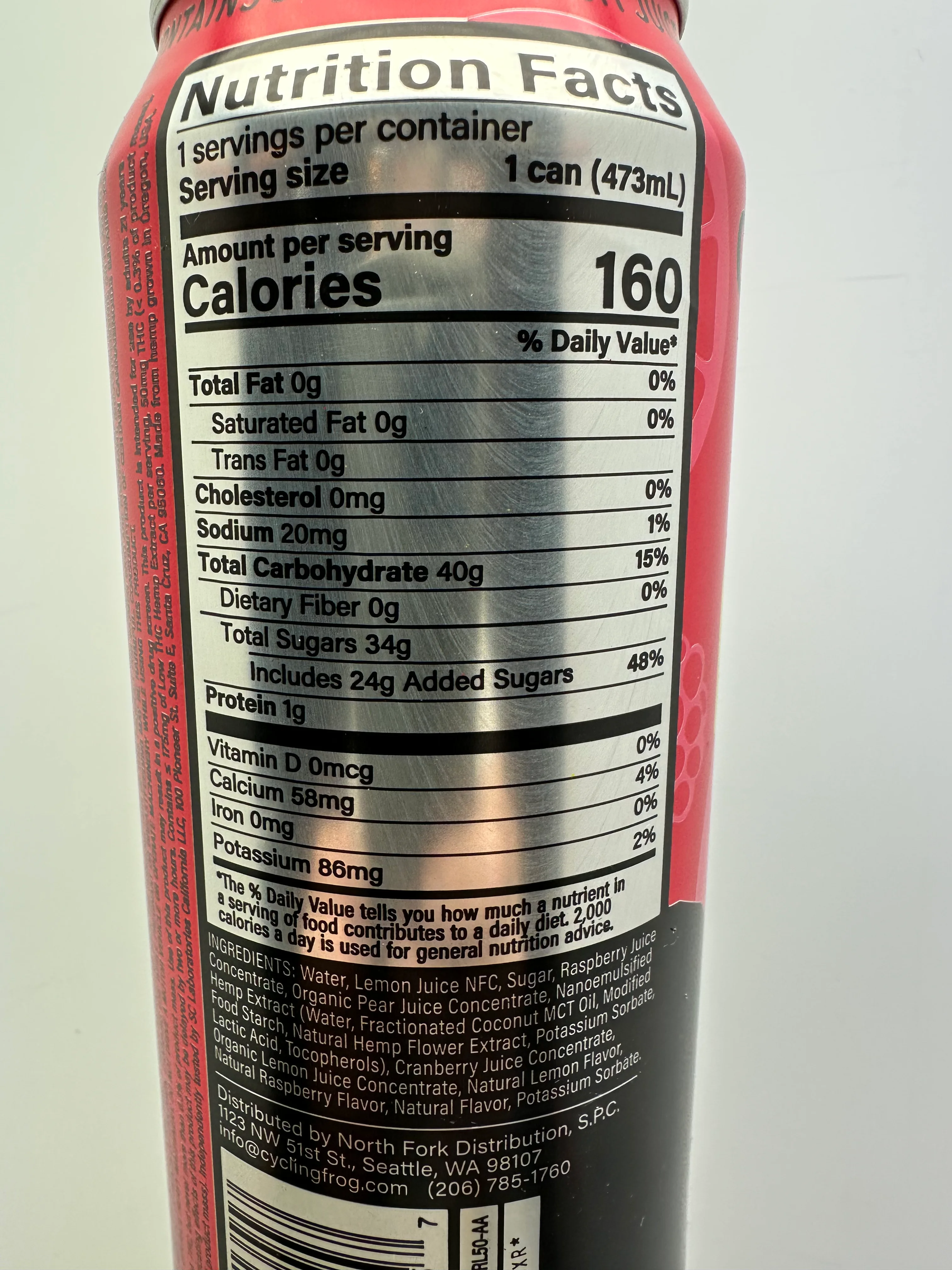 CYCLING FROG-50mg THC Drink