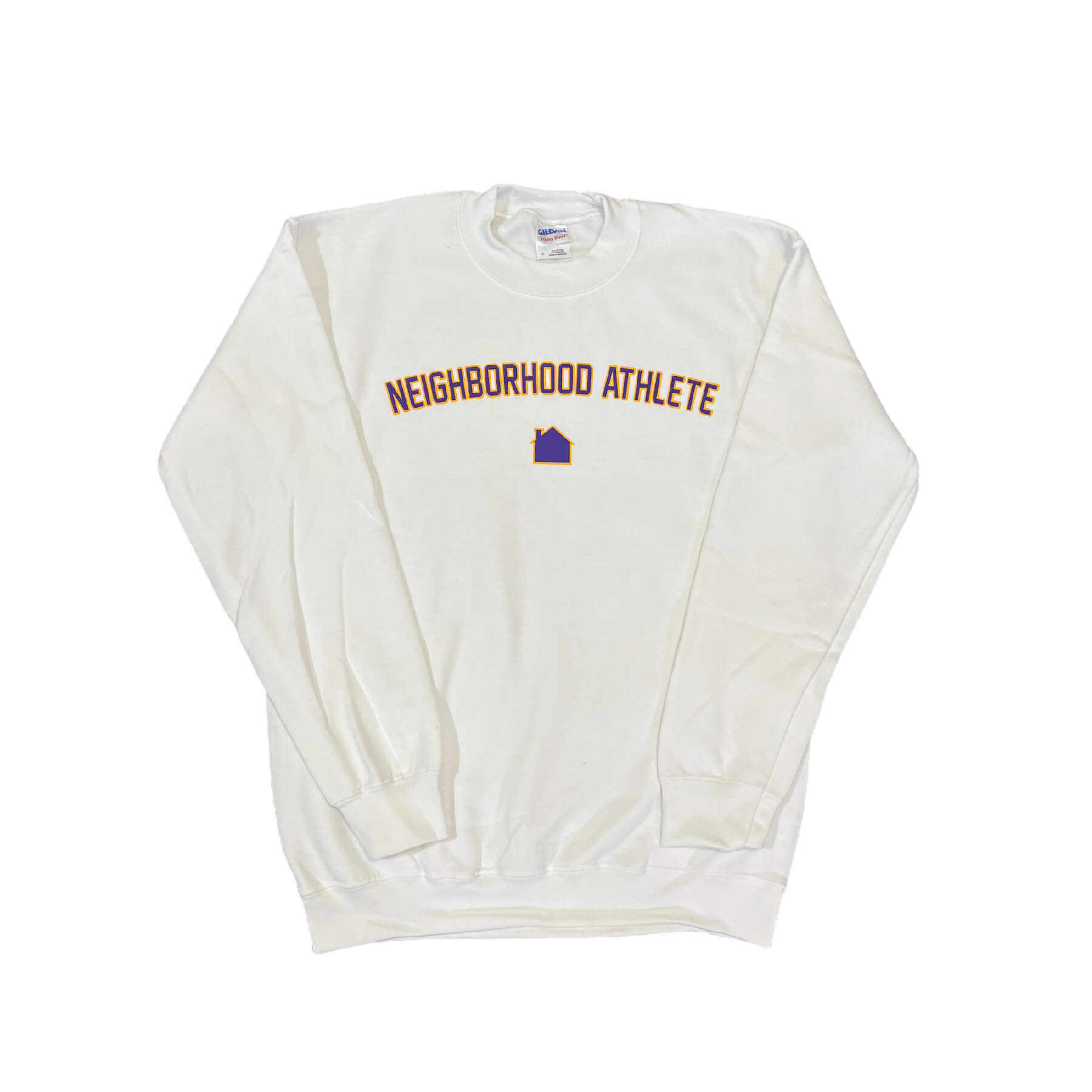 White &#34;Mamba Time&#34; Crew Neck Sweatshirt Large