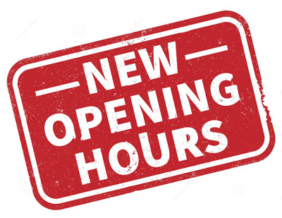 COVID-19: New Hours of Operation